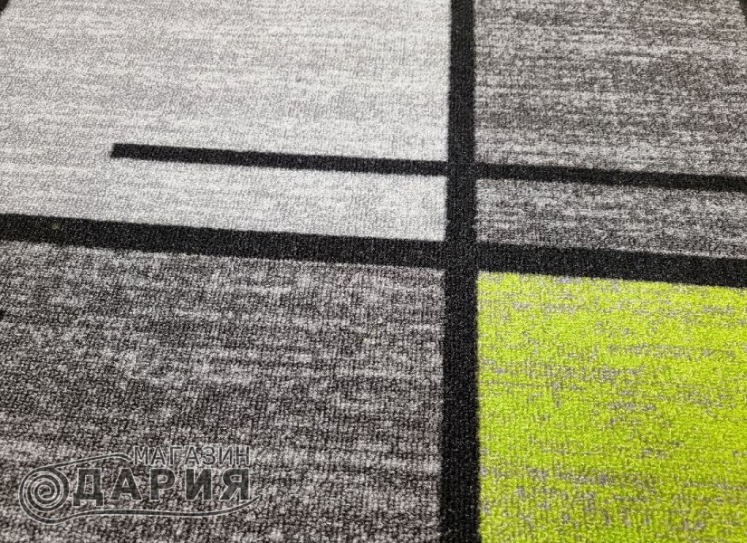 Мокетена пътека ERIKA 8010 grey/green